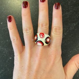 Painted Acrylic Ring